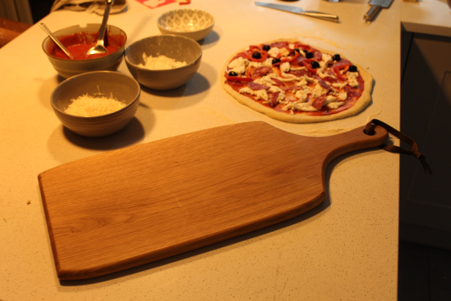 Handmade Oak Charcuterie Board: Grazing, Serving, Antipasti
