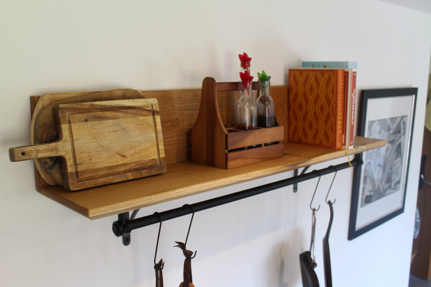 Oak Pot Rack