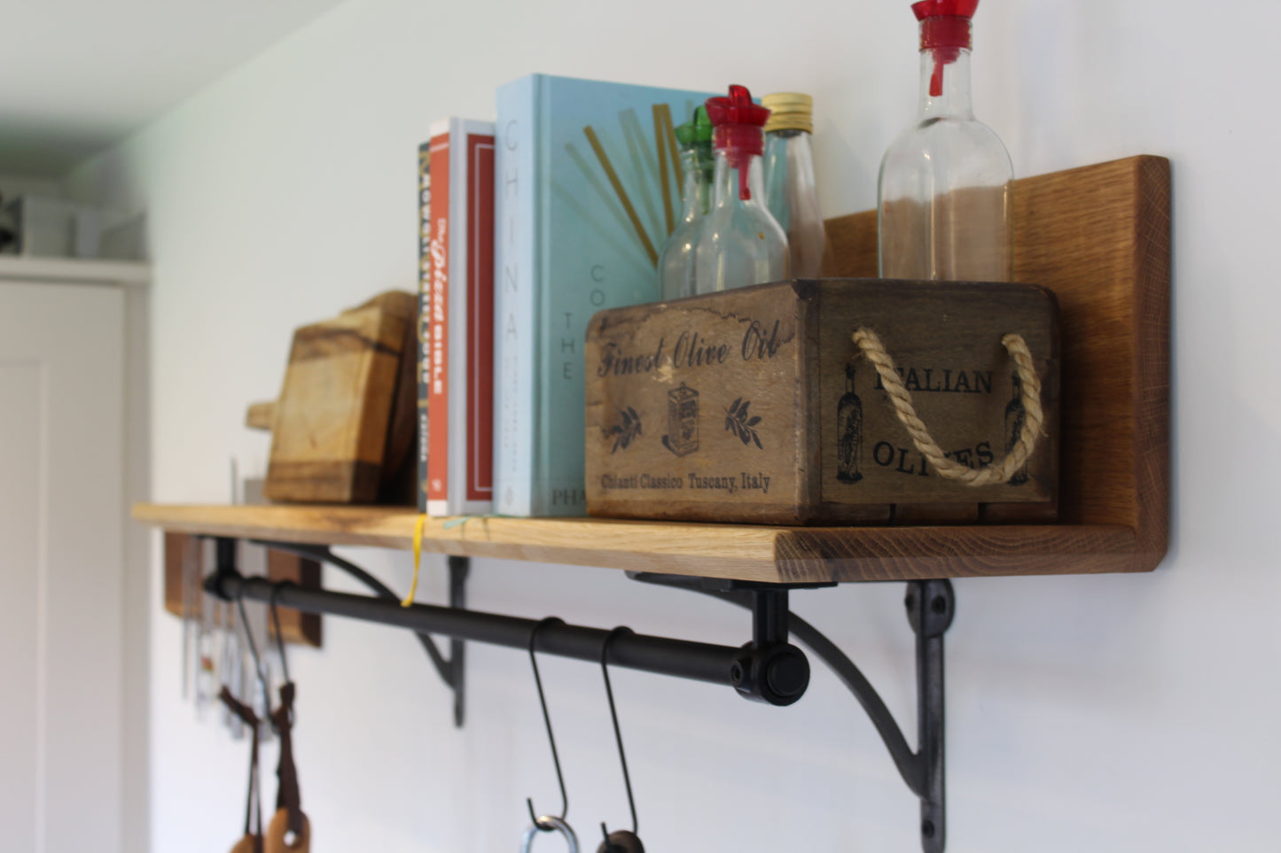 Oak Pot Rack