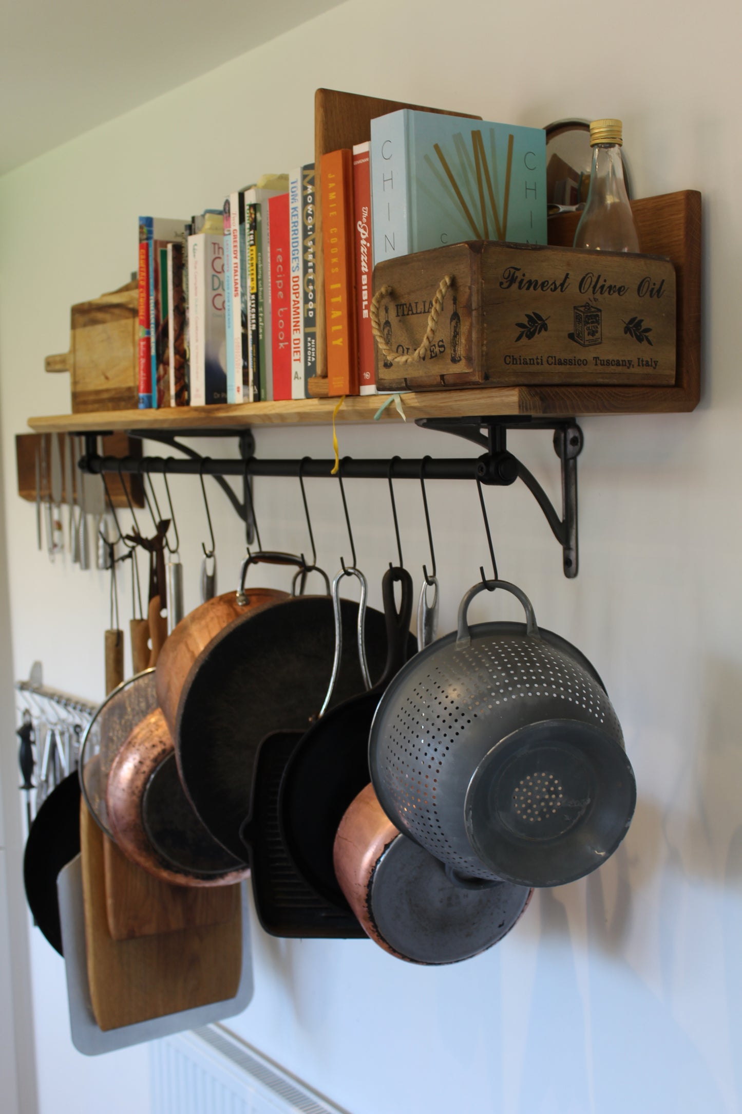 Oak Pot Rack