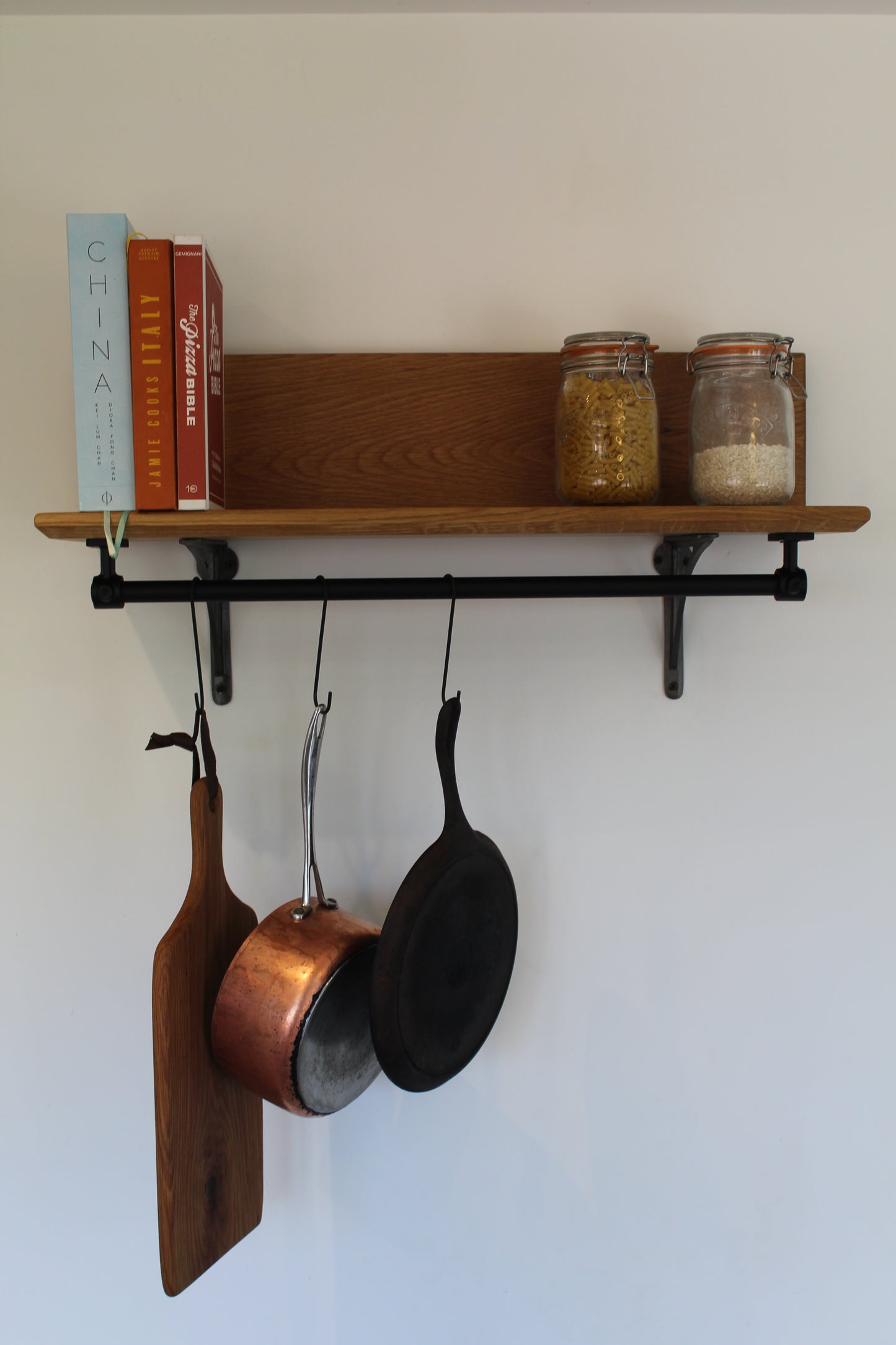 Oak Pot Rack