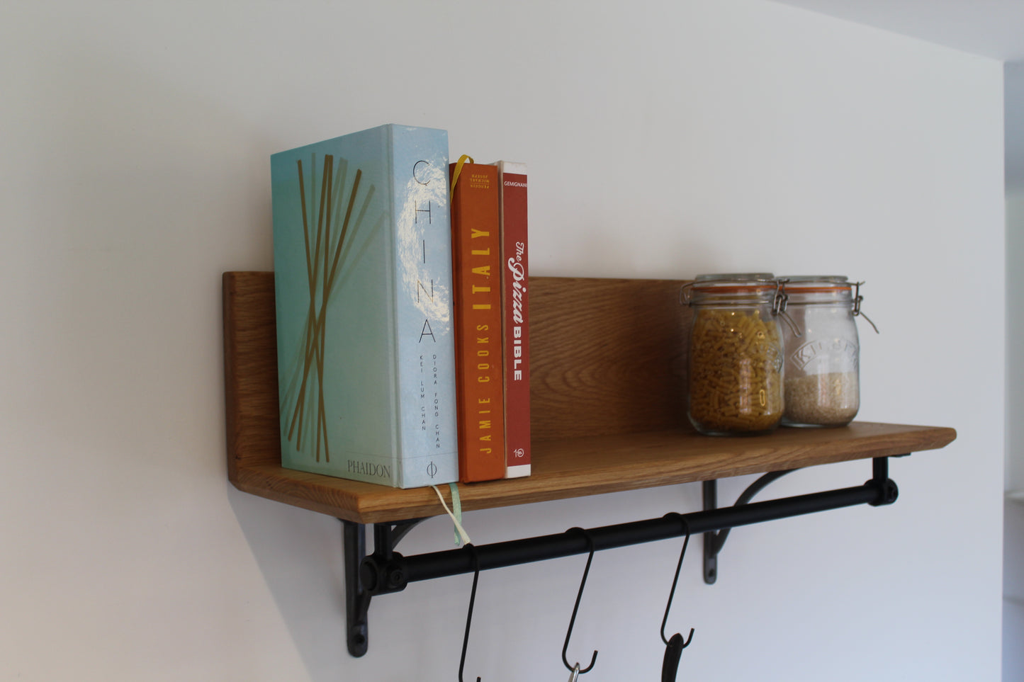 Oak Pot Rack