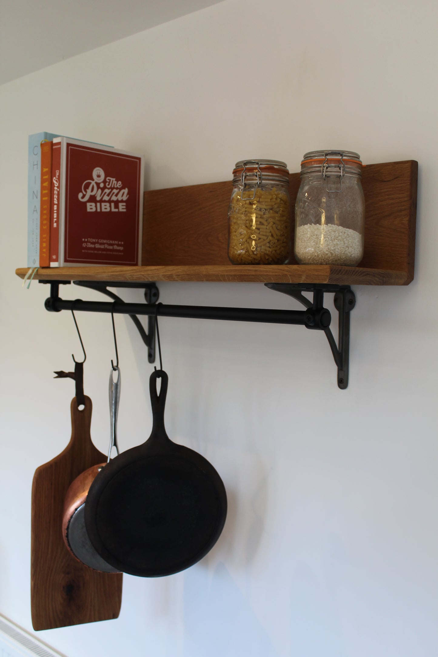 Oak Pot Rack