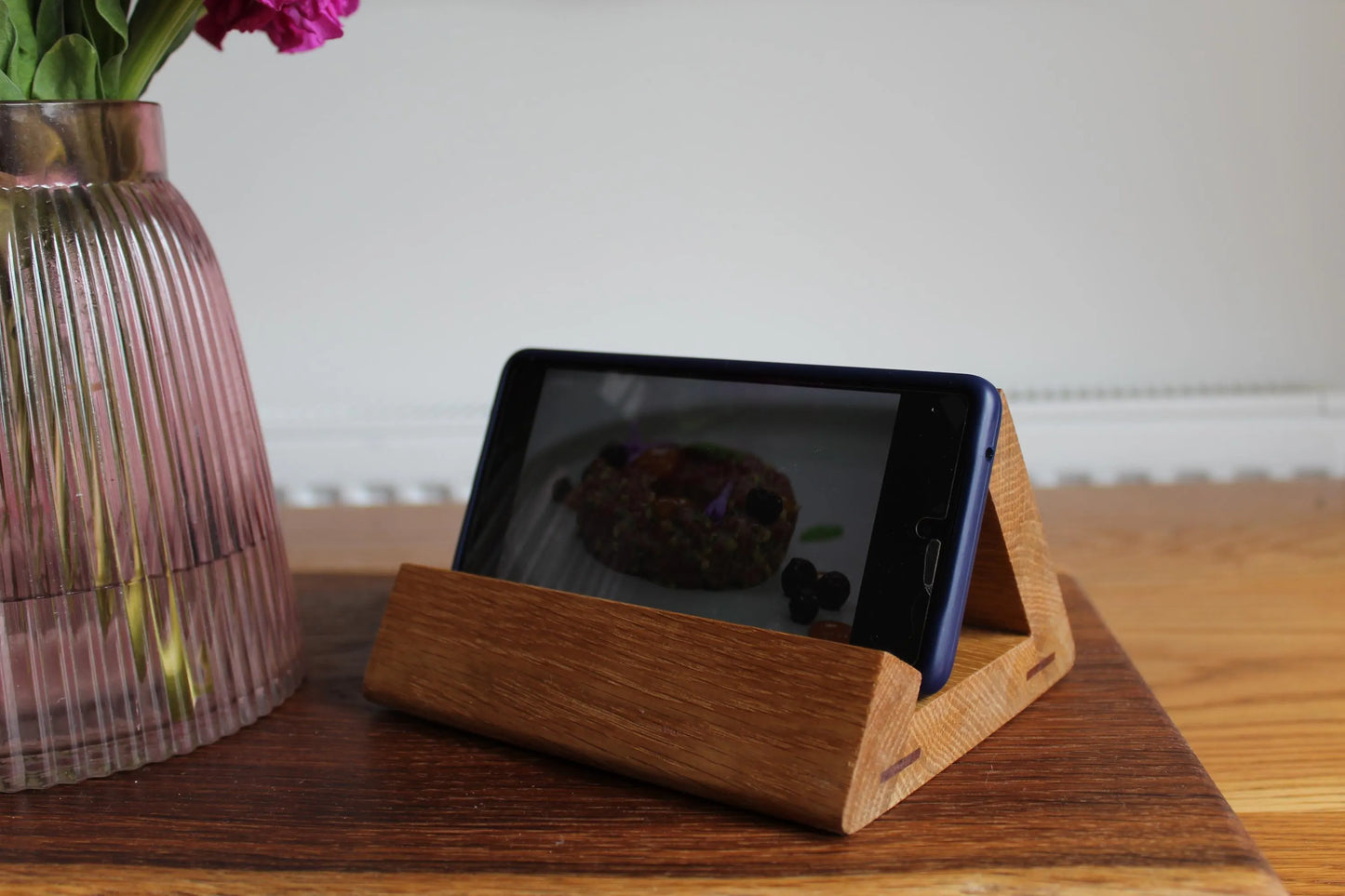 Oak Tablet Stand
