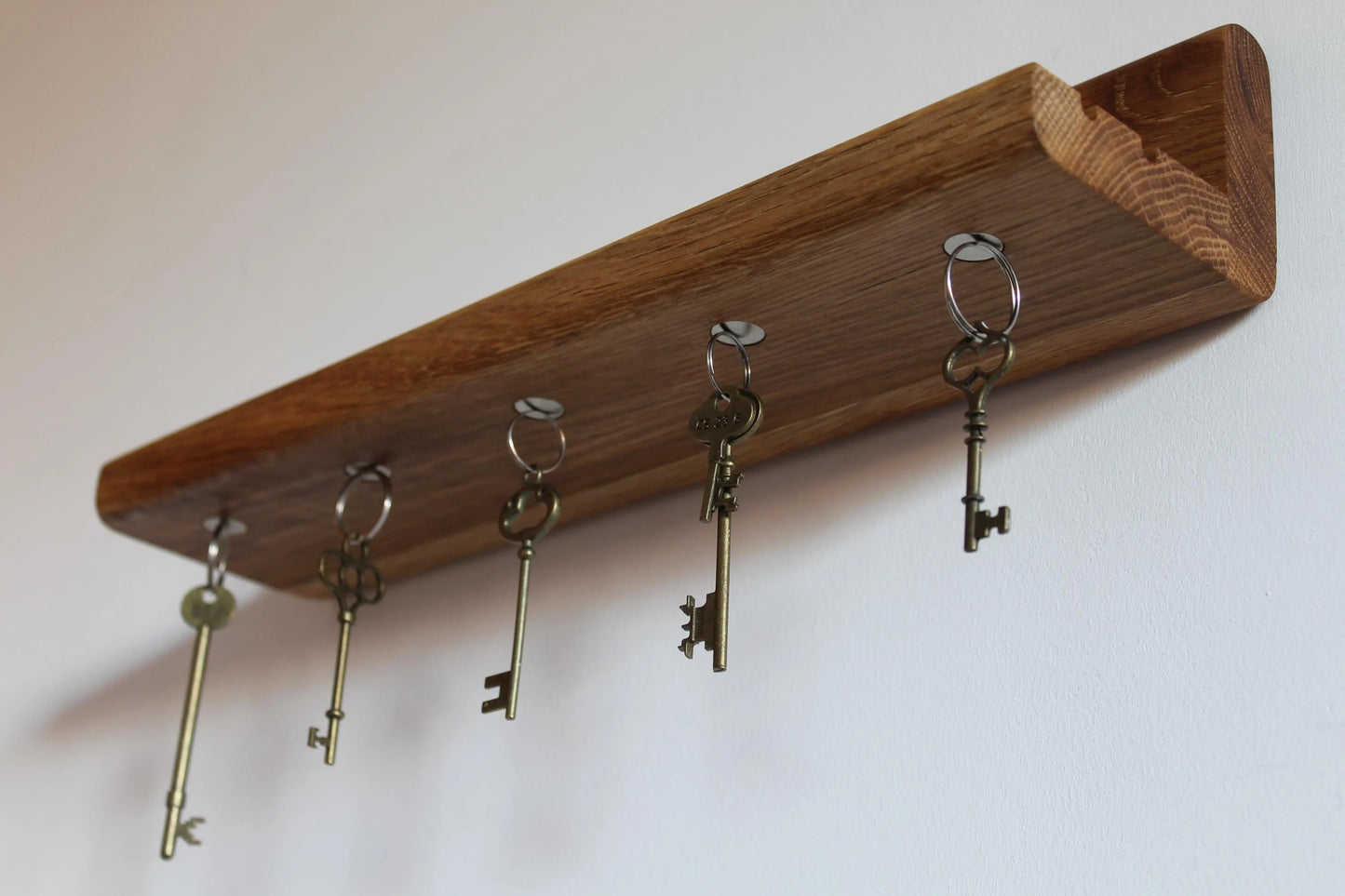 Oak Letter and Key holder