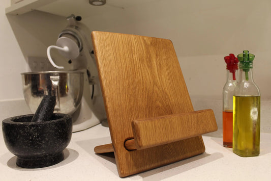 Oak Recipe book stand