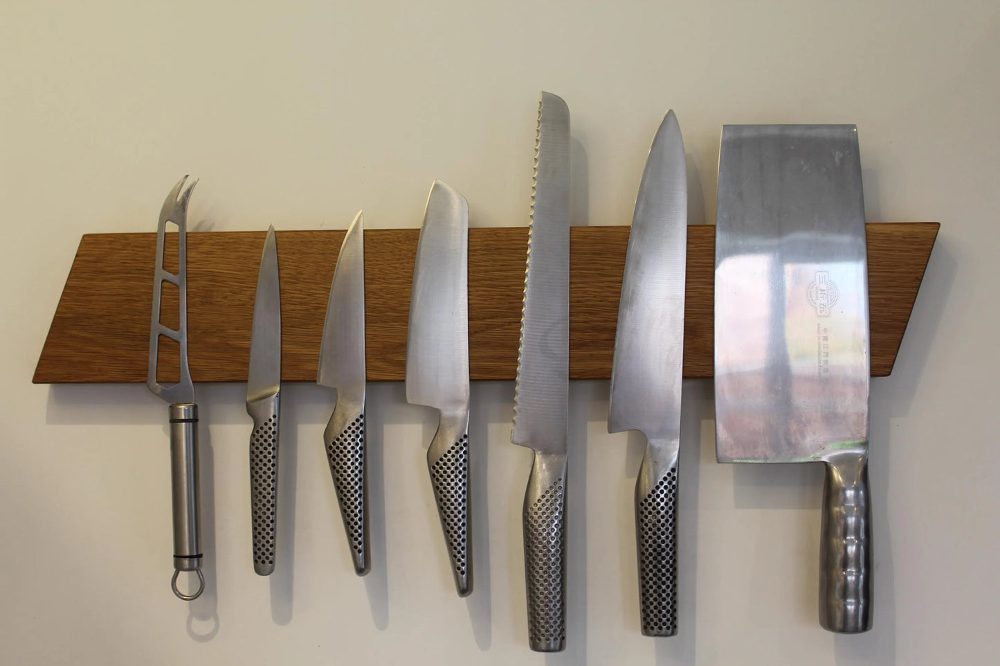 Oak Magnetic Knife Rack