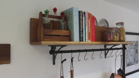 Oak Pot Rack